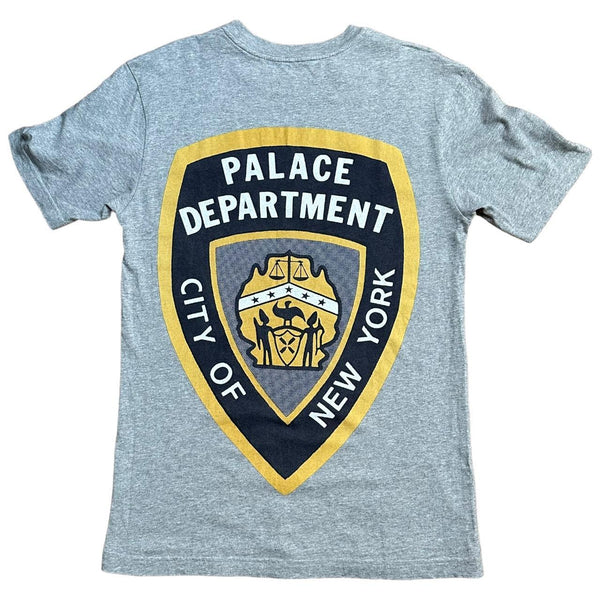 PALACE police department Black and Grey T-shirt