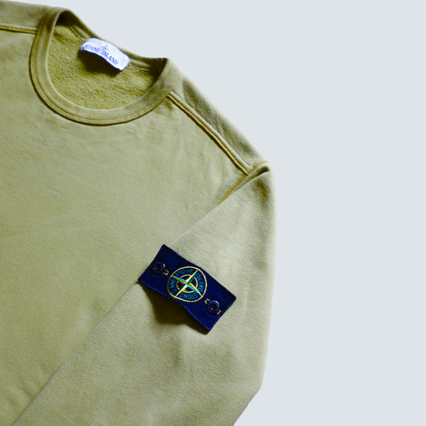 Stone island Green/Yellow crewneck