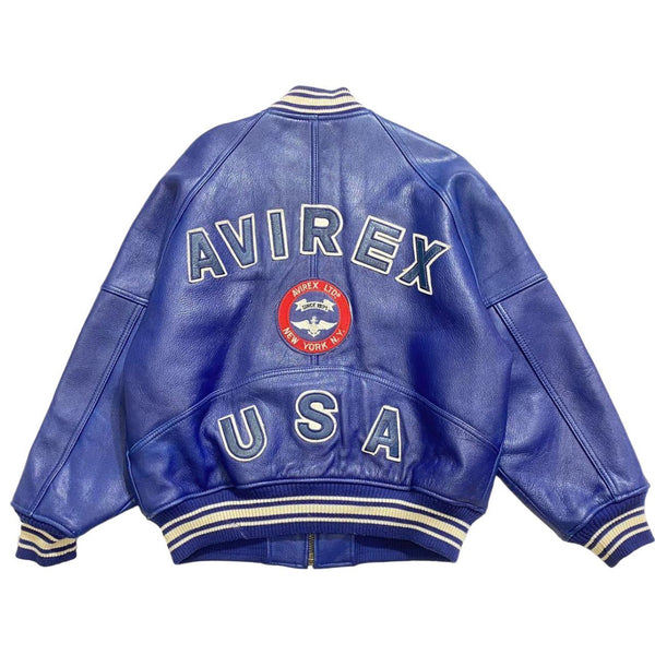 Avirex Leather Varsity Jacket