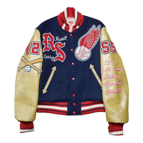 RSBBC 1977 Champions STYLE EYES wool Baseball Vintage Varsity Jacket