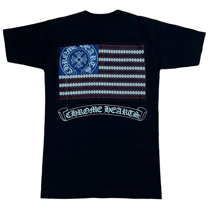 CHROME HEARTS Flag Print Tee Flag print T-shirt