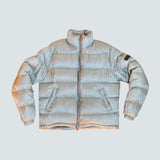 DIOR OBLIQUE DOWN JACKET SILVER