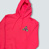 Palace pink Tri-camo-print hoodie (M)