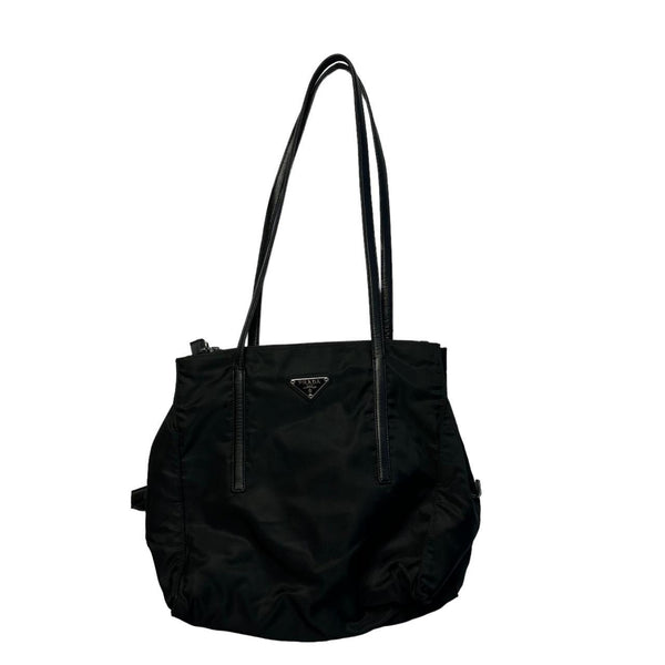 Prada nylon Black tote bag