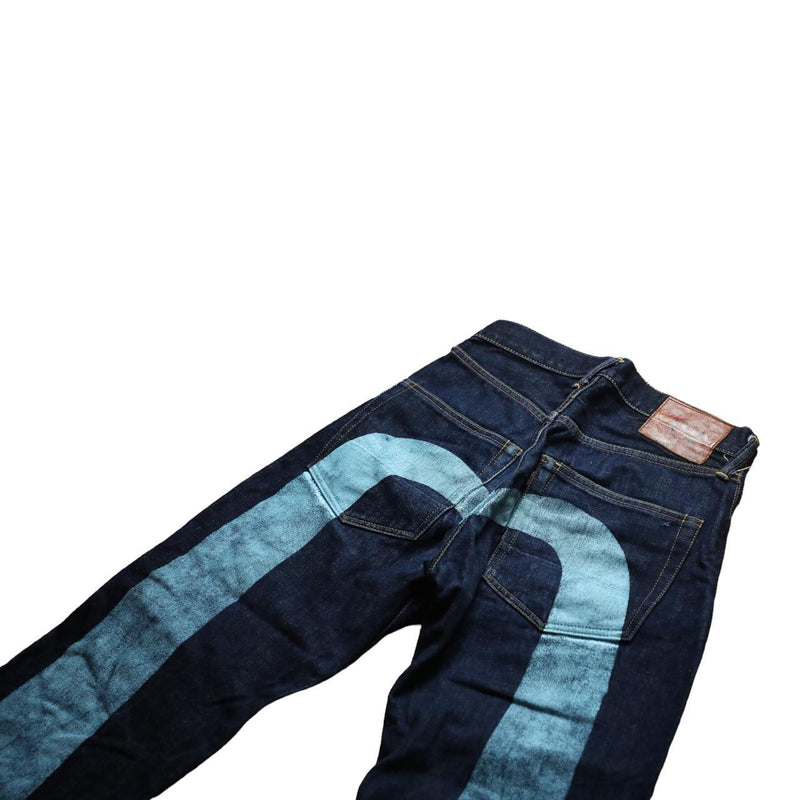 Straight jeans Louis Vuitton Blue size 30 US in Cotton - 25784657