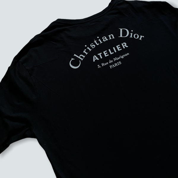 Christian Dior Atelier Cotton T-Shirt Black (Xl)